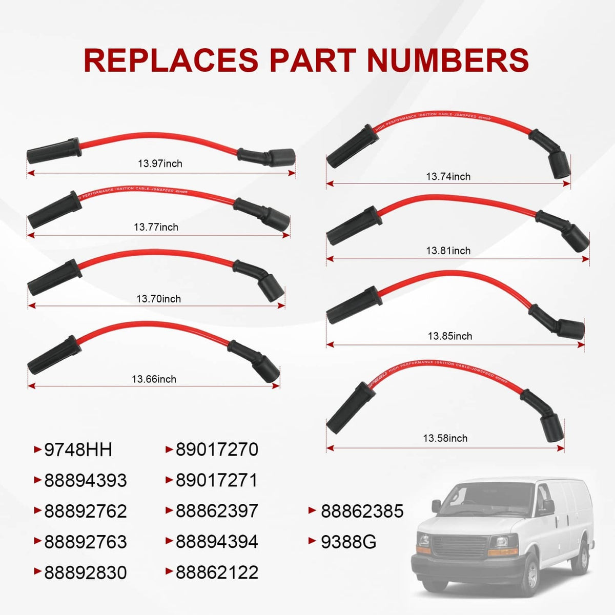 Solidspare Distributor HEI W/ Wire Set Fit Chevrolet Inline 250 230 292 GMC Trucks L6 78-85