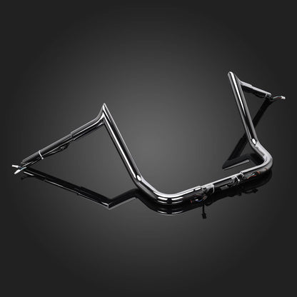 Solidspare 14" Pre-Wired Meathook Bar Handlebar For 14-23 Harley Street Glide Special FLHXS