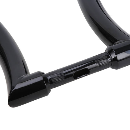 Solidspare For Harley Softail Dyna Touring 12" Rise 1-1/4" Ape Hangers Bars FAT Handlebars