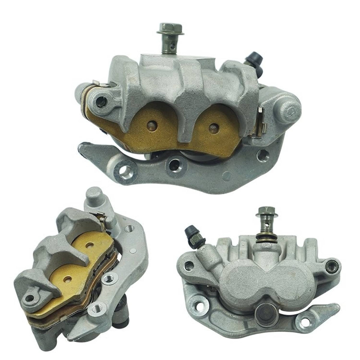 Solidspare Front Brake Caliper With Pads For Honda CRF250R CRF250X CRF450R 2004-2019