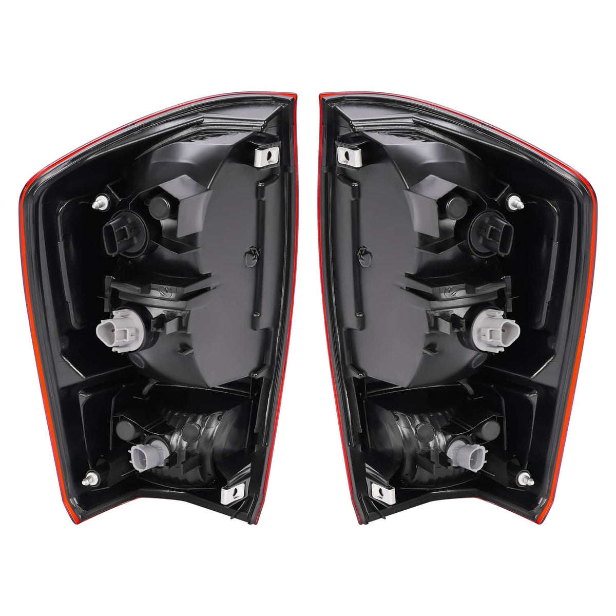 Solid Spare For Toyota Tacoma TRD 2016-2023 Pair Tail Lights Brake Lamp Turn Signal w/Bulb
