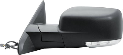 Solidspare Left/Driver Manual Fold & Heated & Temp Sensor Mirror For 2013-19 Dodge Ram 1500