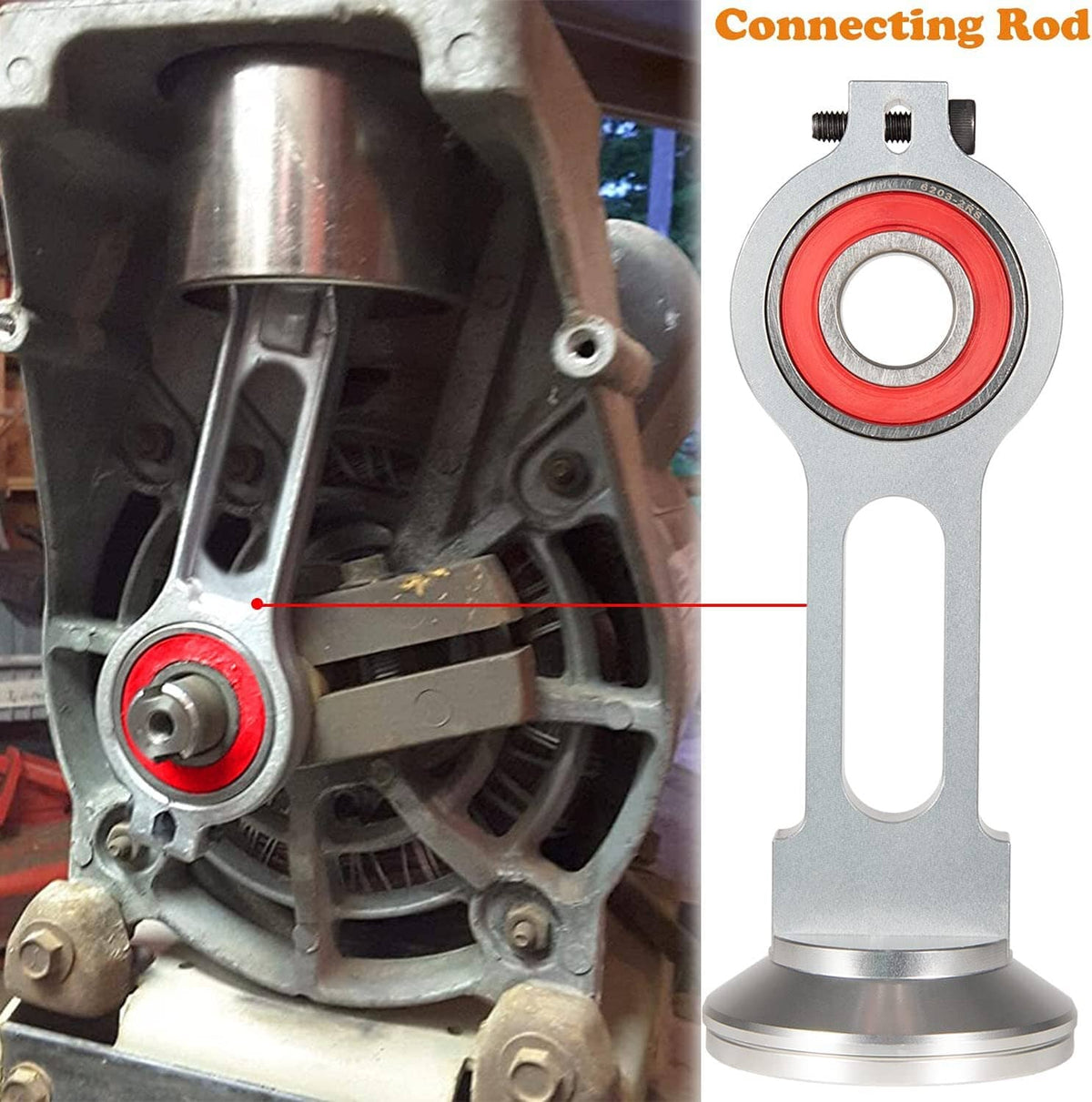 Solid Spare KK-4835 Compressor Piston Kit - Connecting Rod Replacement Kit for Oil Free Pump
