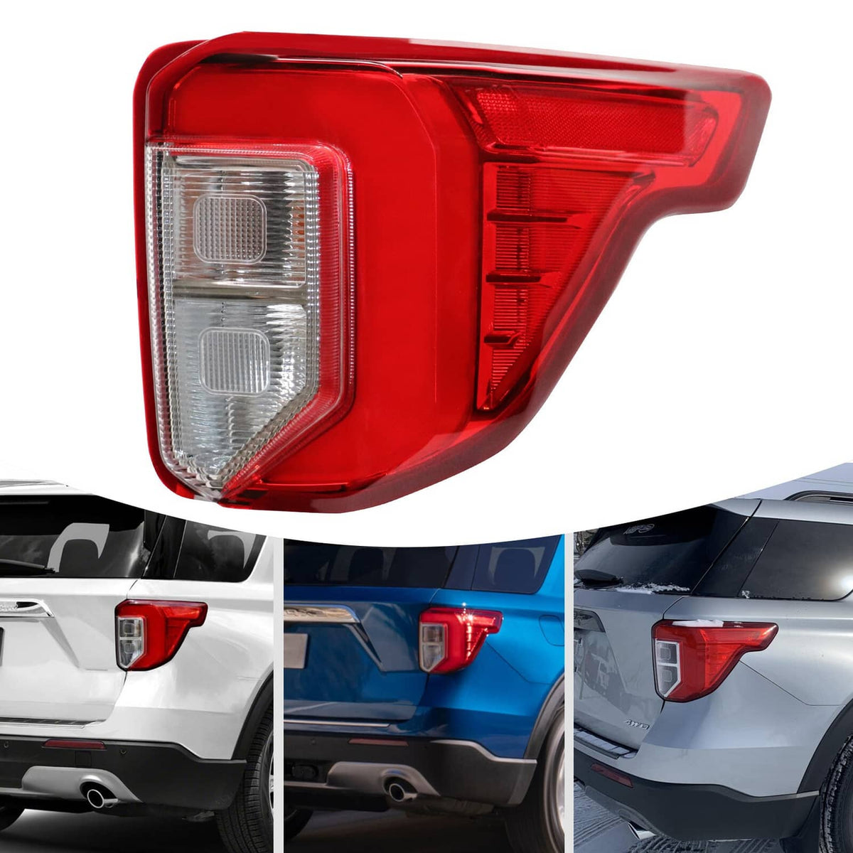 Solidspare Right Side LED Tail Light For Ford Explorer 2020-2022 Rear Lamp LB5Z13404F