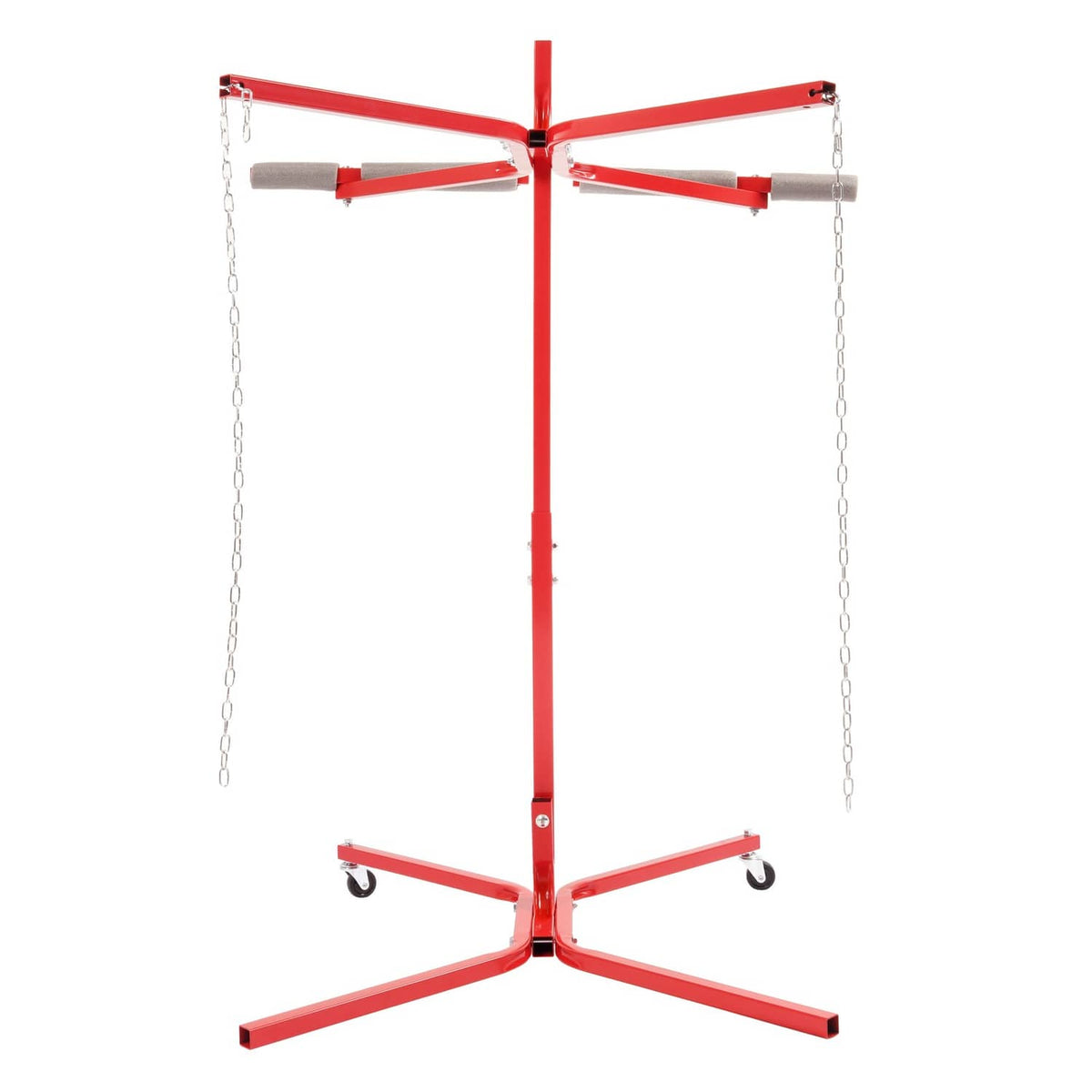 Solid Spare 50'' Bumper Tree Auto Body Door Fender Panel Paint Rack Adjustable Work Stand
