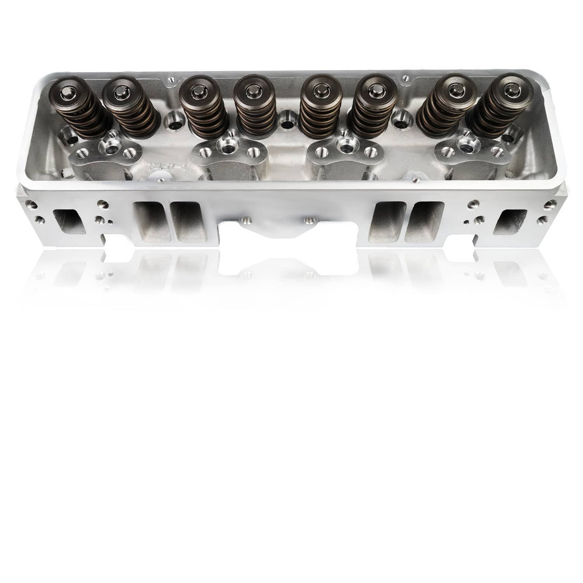 Solidspare Complete Aluminum Cylinder Head For SBC Chevy 350 190cc 64cc 2.02/1.60 Angle