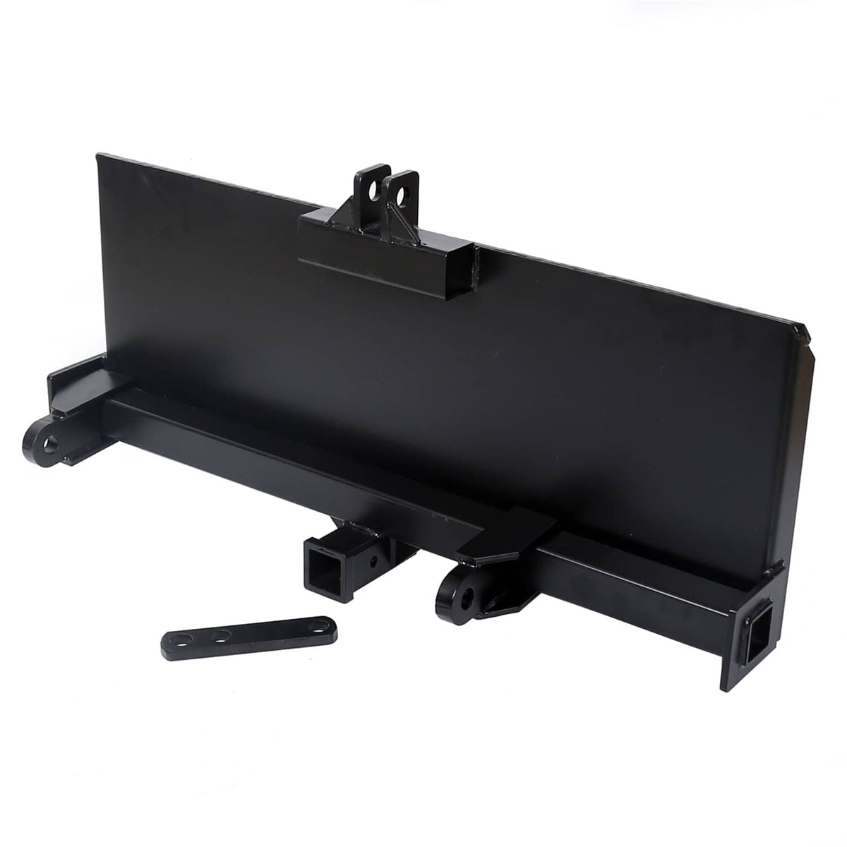 Solidspare 3-Point Attachment Adapter Hitch Adjustable Skid Steer Loader Tractor