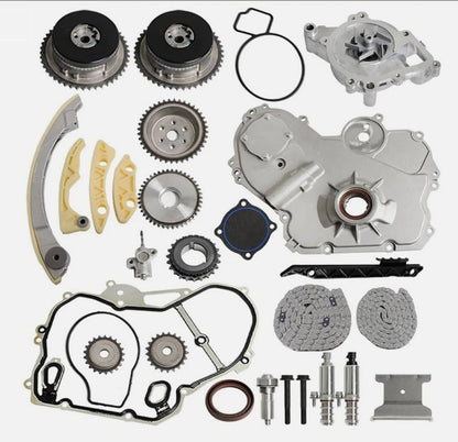 Solidspare For 09-17 GM 2.4L Ecotec Timing Chain Kit VCT Selenoid Actuator Oil Water Pump