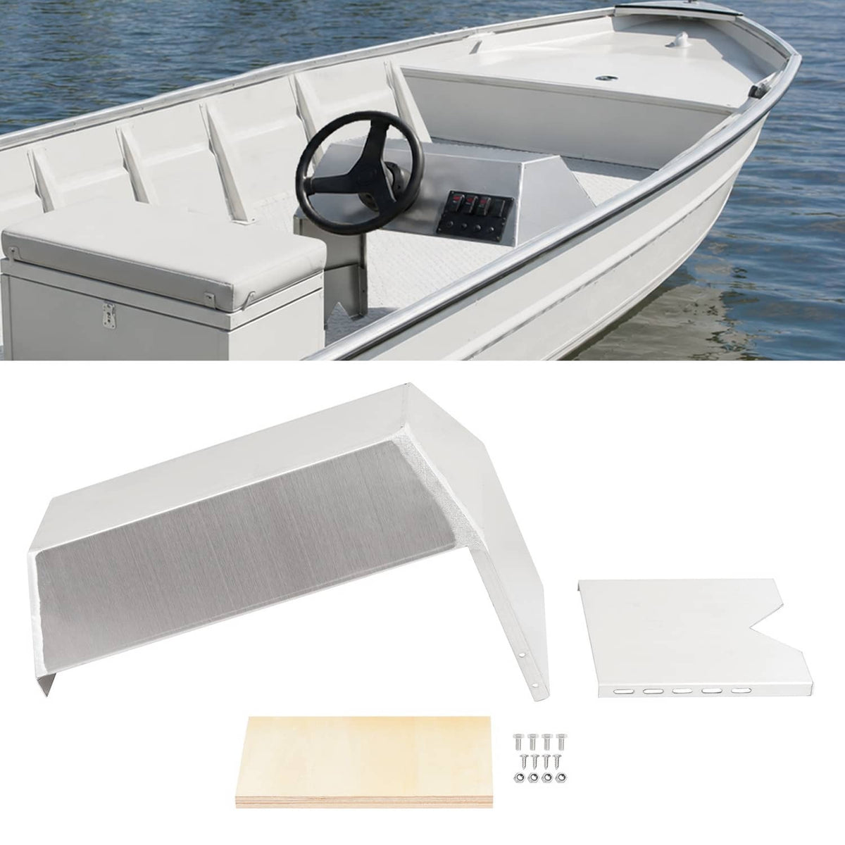 Solidspare For Universal Boats Steering Console Mount Aluminium W/Mounting Hardware #SCM2DP