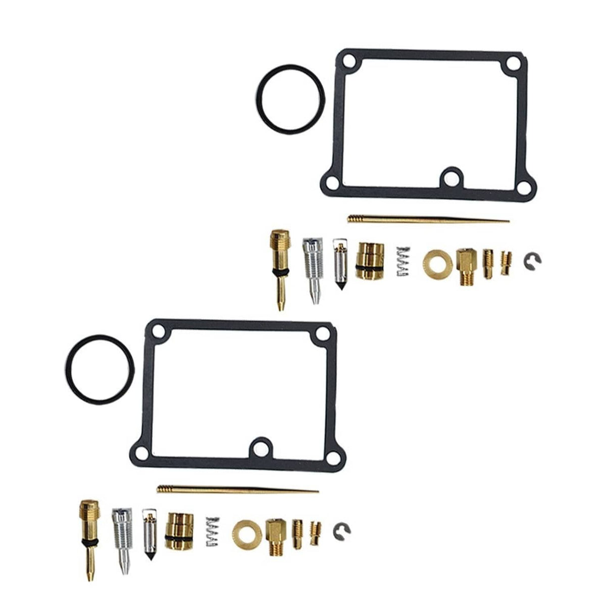 Solidspare 2 x Carburetor Rebuild Repair Kit Set For Yamaha Banshee 350 YFZ350 88-06 Carb