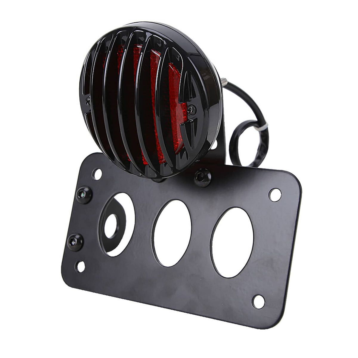 Solidspare Motorcycle LED Tail Brake Run Light Bracket For Harley Sportster Chopper Bobber