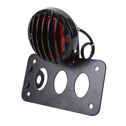 Solidspare Motorcycle LED Tail Brake Run Light Bracket For Harley Sportster Chopper Bobber