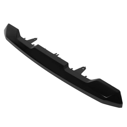 Solid Spare Front Upper Top Grille Hood Molding Trim Black For 20-23 GMC Sierra 2500 3500 HD