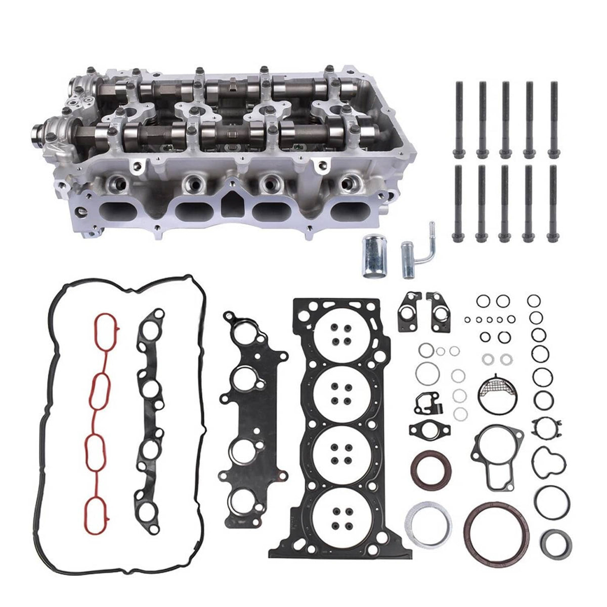 Solidspare Cylinder Head & Bolts & Gasket Set For 2005-2015 Toyota 2.7L 2TR Tacoma 4Runner