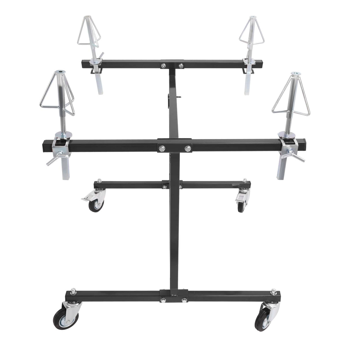 Solid Spare Foldable Wheel Paint Stand Panel Painting Stand For Auto Body Parts and Rims