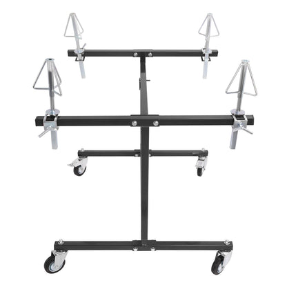 Solid Spare Foldable Wheel Paint Stand Panel Painting Stand For Auto Body Parts and Rims