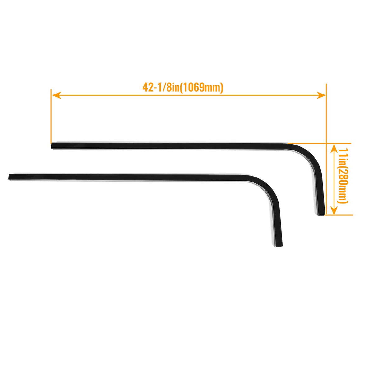 Solidspare For Club Car Precedent 04+ Yamaha G29 Drive Rear Roof Mounting Supports Strut