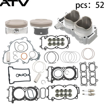 Solidspare For Polaris RZR Trail S 1000 2021-23 3023156 Cylinder Gasket Piston Overhaul Kit