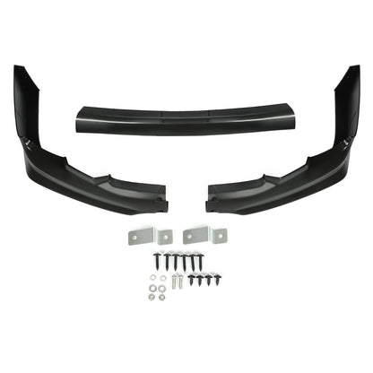 Solid Spare For Toyota Corolla 2011-2013 T Style Front Bumper Lip Chin Spoiler Matte Black
