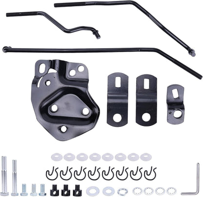 Solidspare New 4 speed Shifter Linkage Kit For 1955-67 Hurst Shifters & Muncie Transmission