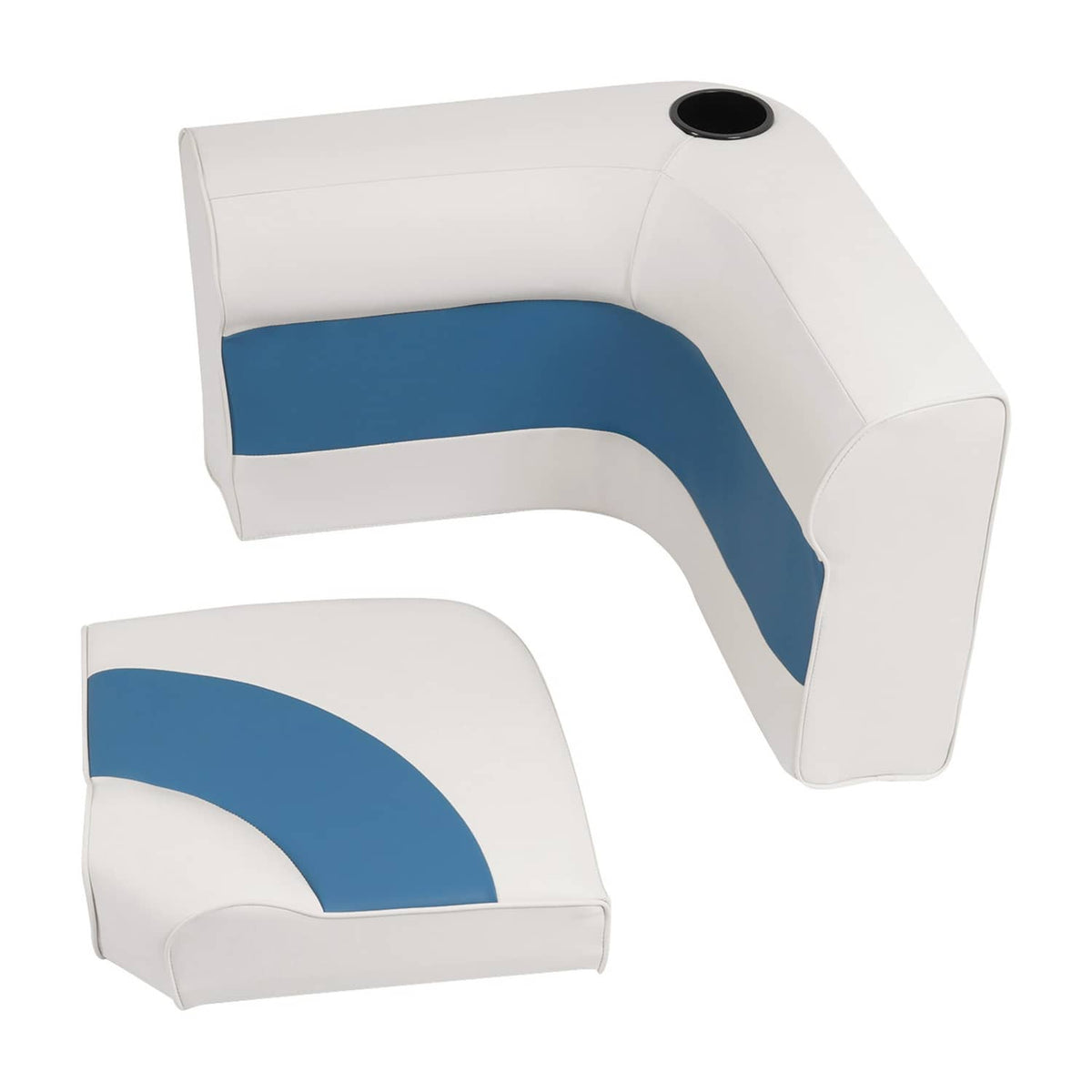 Solidspare For Universal Pontoon Boat Parts Seat Bottom+Seat Backrest Set #8WD133-1008
