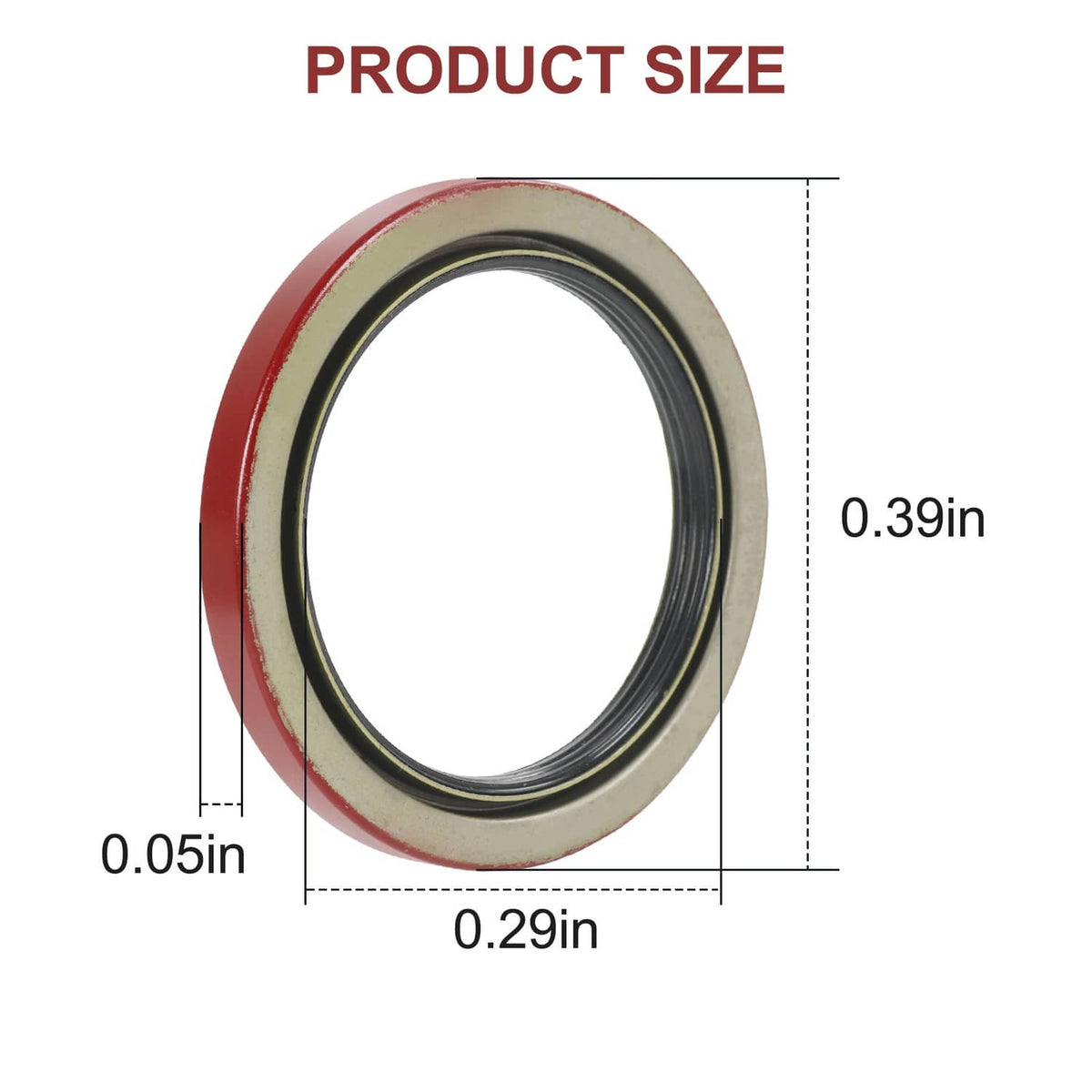 Solidspare 4Pcs Oil Seal Replacement for Dexter 010-051-00 Grease 9K 10K 10-51 Trailer Axle