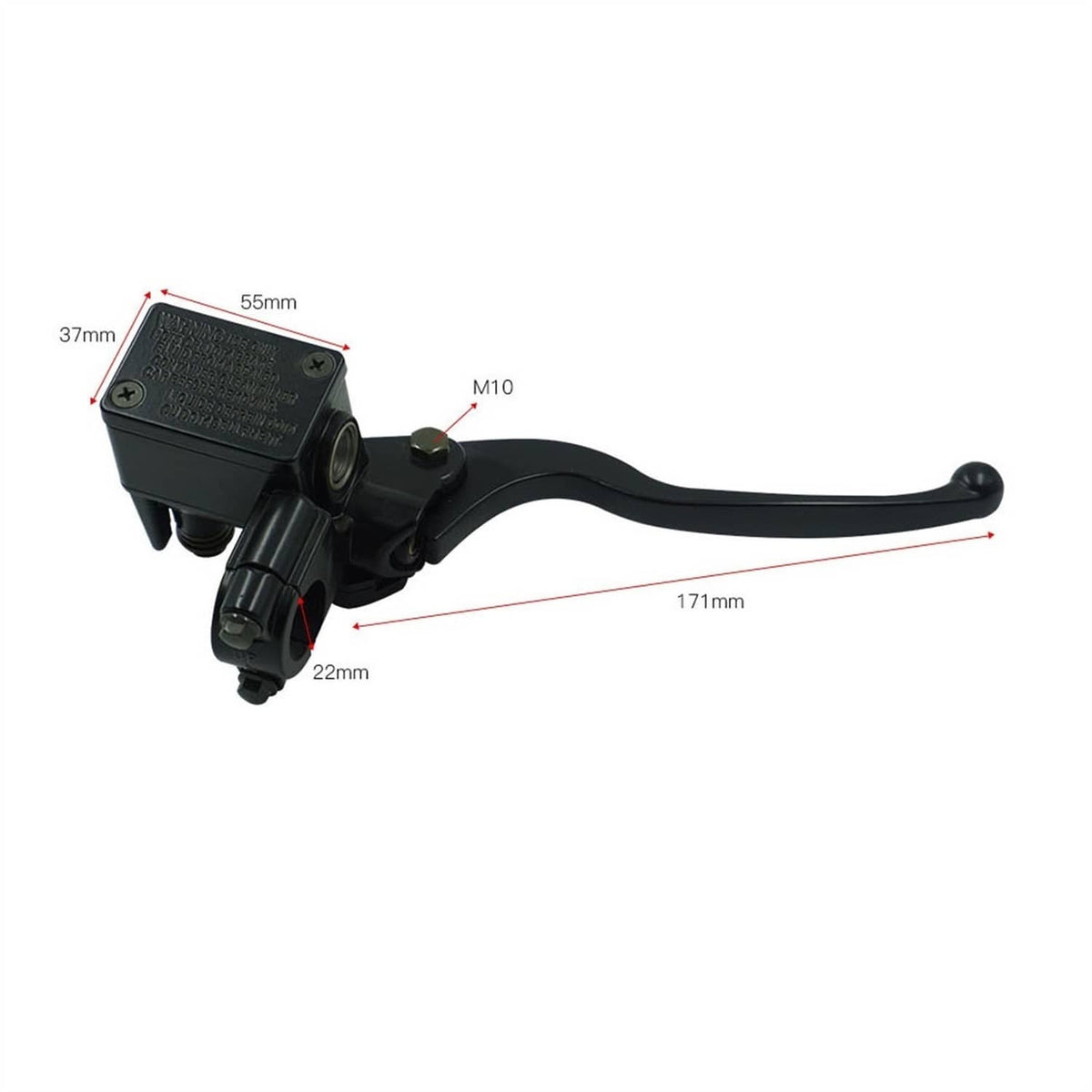 Solidspare 7/8" Front Brake Master Cylinder Lever  for Scooters Moped Motorcycle For GY6