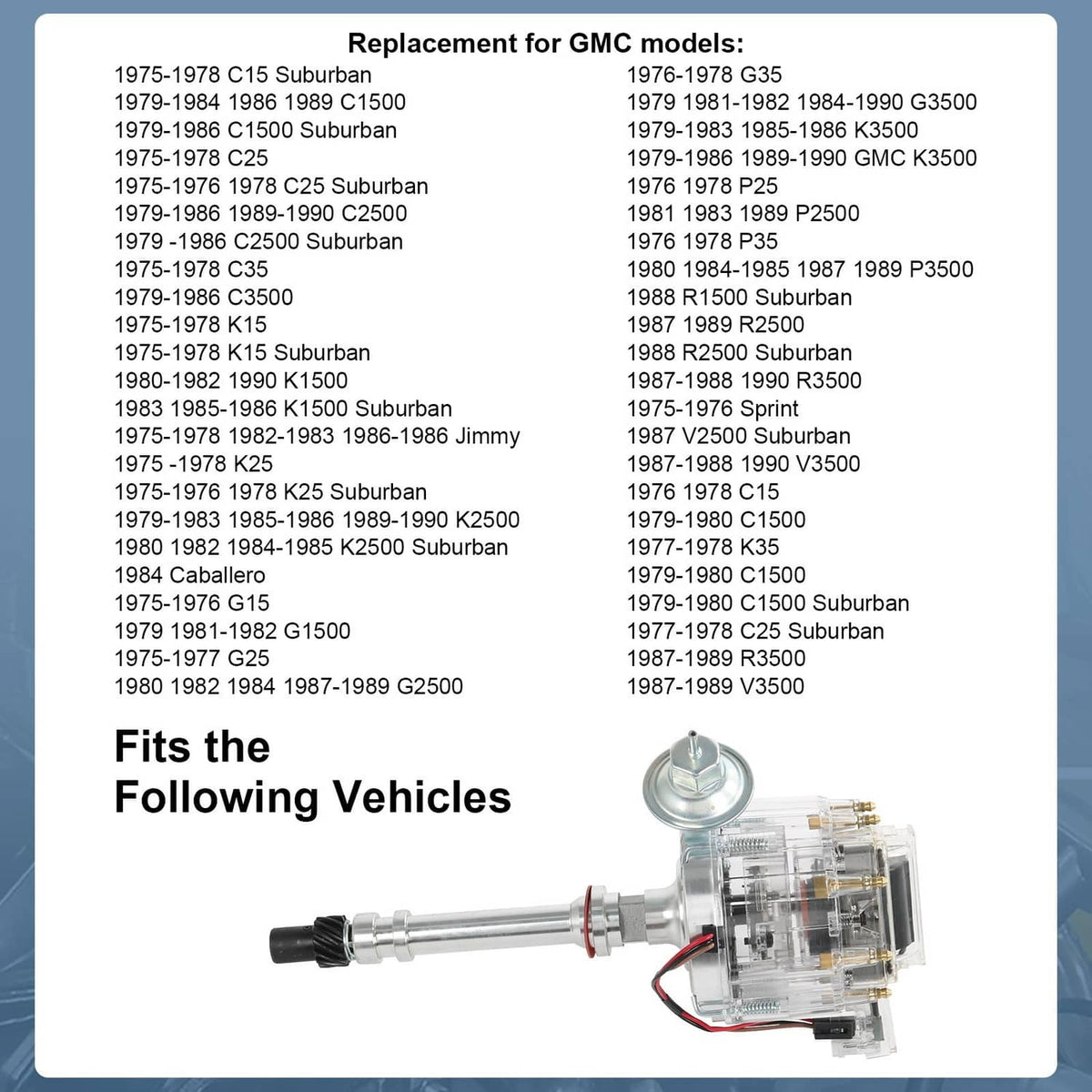 Solidspare New HEI Distributor For V8 CHEVY 396 427 283 305 307 327 350 454 400 SBC BBC