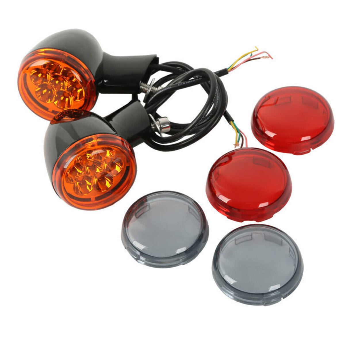 Solidspare Rear LED Turn Signals Light Bracket Fit For 1992-22 Harley Sportster XL 883 1200