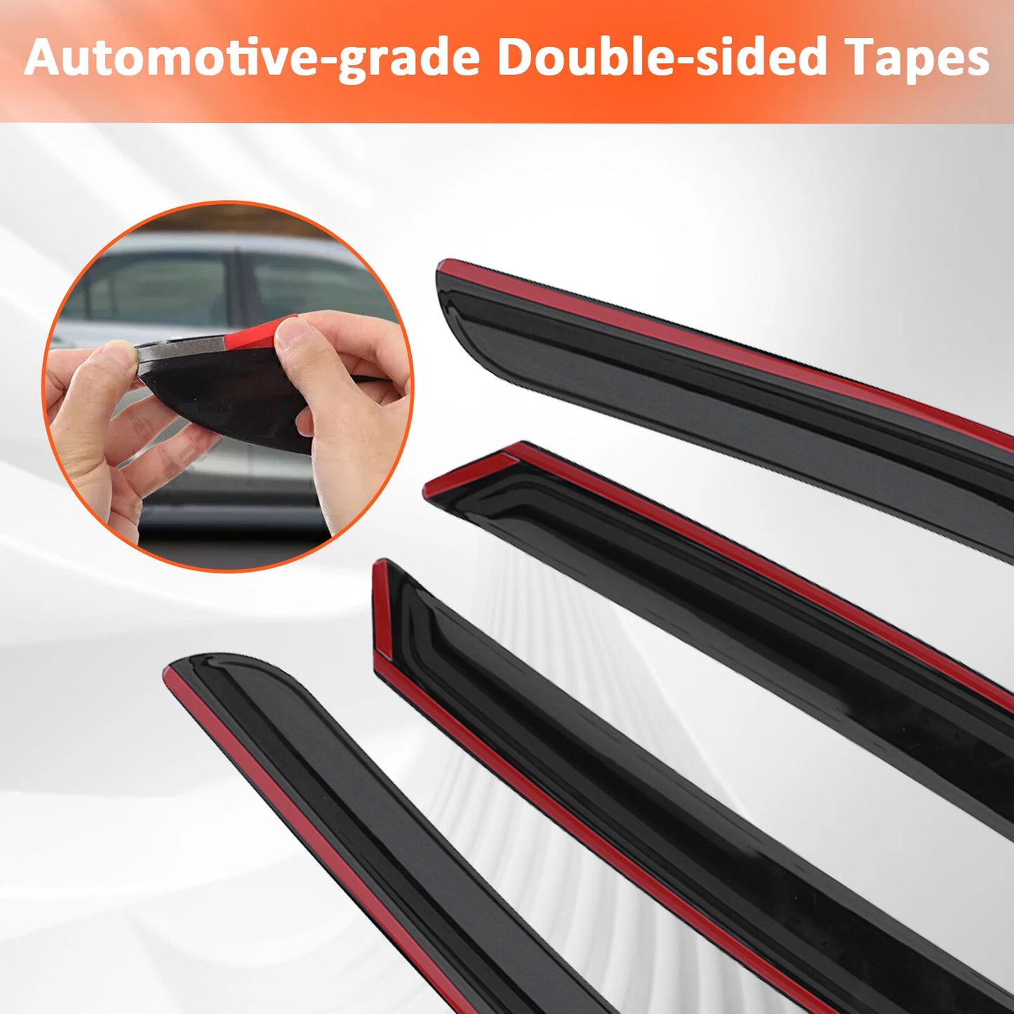 For 2018-2022 Honda Accord Sedan 4-Door Window Visor Vent Rain Guards Deflector