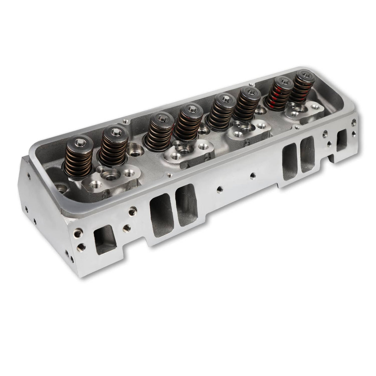 Solidspare 2x Complete Aluminum Cylinder Heads For SBC Chevy 350 190cc 64cc 2.02/1.60 Angle