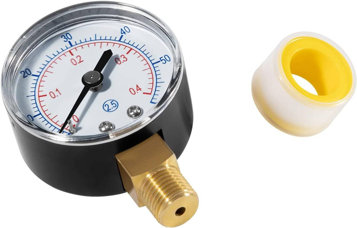 Solid Spare ECX270861 Boxed Pressure Gauge for Select Hayward Sand and D.E. Pool Filter