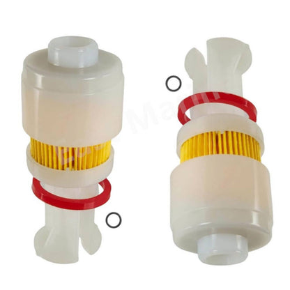 Solid Spare 2X 65L-24563-00-00 Fuel Filter Element For Yamaha F150 F200 F225 SX250