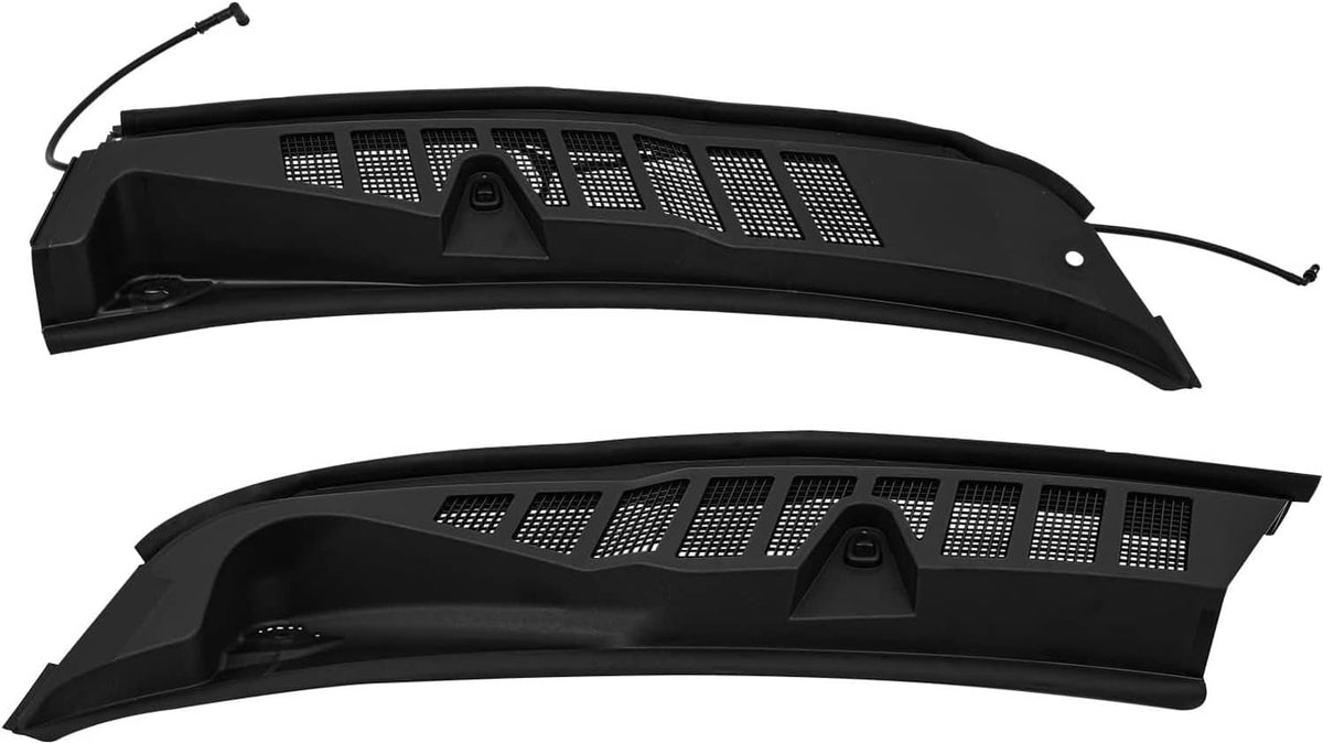Solidspare For 2021-2025 Ford F150 Windshield Wiper Cowl Grille Screen Cover Left & Right