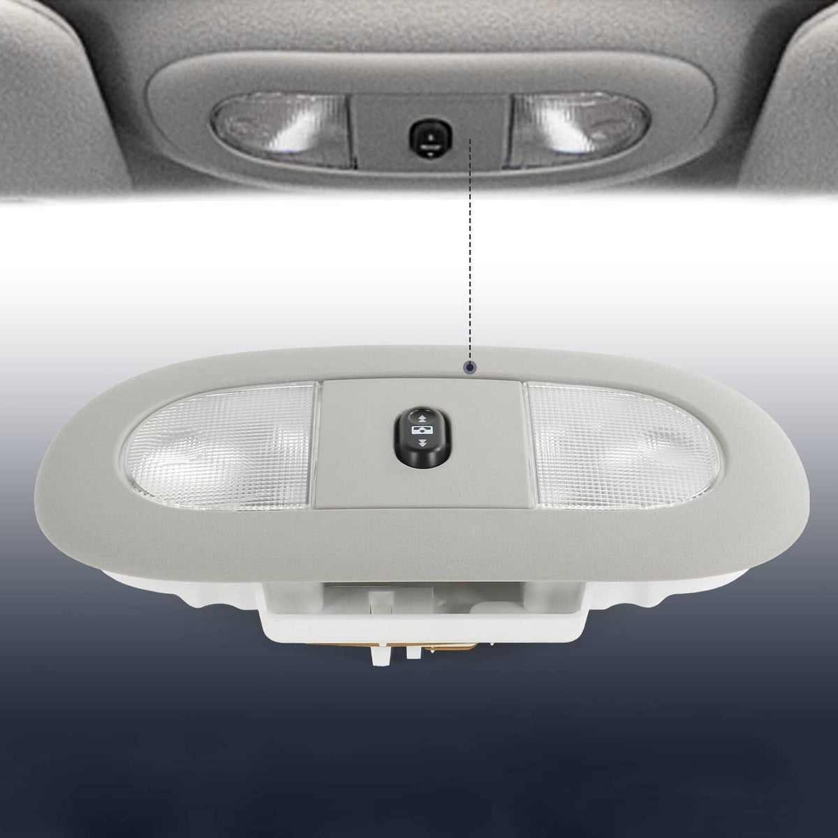 Solidspare Overhead Console LED Light Sunroof Switch 8C3Z25519A70AA for Ford F250 F350 NEW