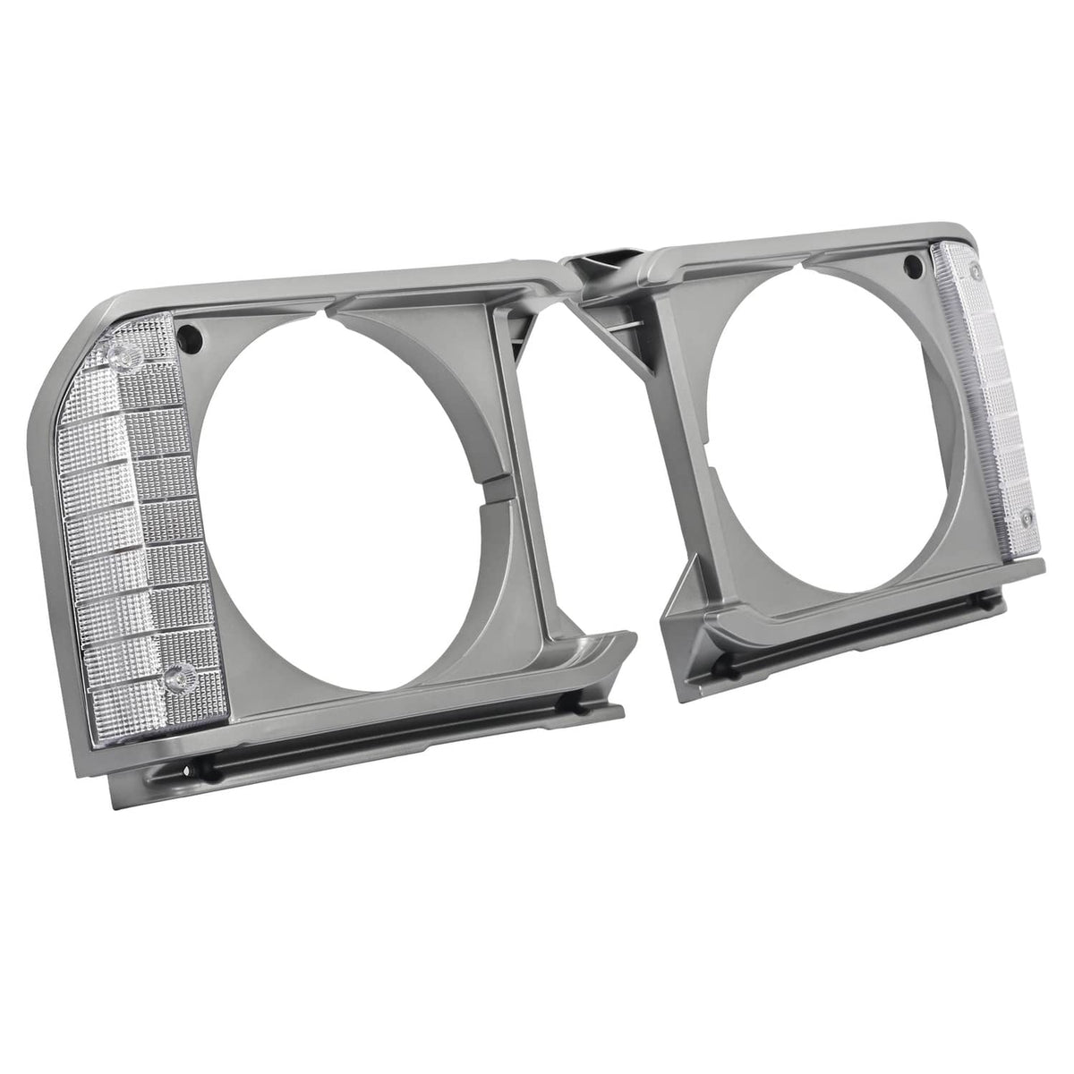 Solid Spare Gray Headlight Bezel Headlight Door Set For Toyota Pickup RWD 79-81 # 8161089105
