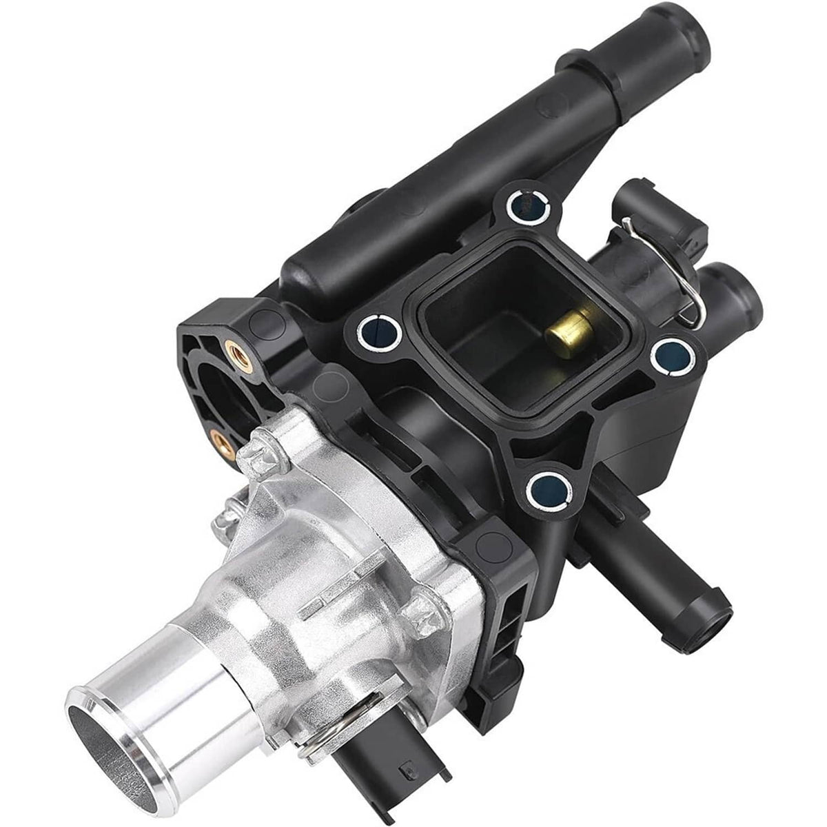 Solidspare Thermostat Assembly Water Outlet for Chevrolet Sonic Cruze Limited 1.8L 25192228