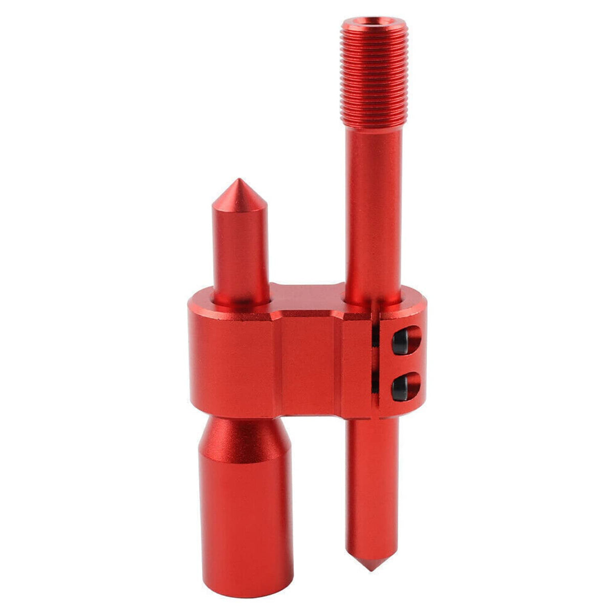 Solidspare Car Alloy H Type Shift Knob Extension Adjustable Extender Gear Shifter+3 Adapter