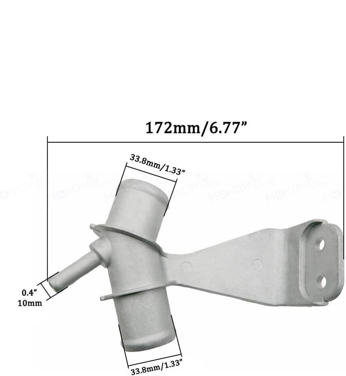 Solid Spare Aluminium Engine Coolant Water Outlet For Toyota For Corolla 09-17 1.8L L4 New