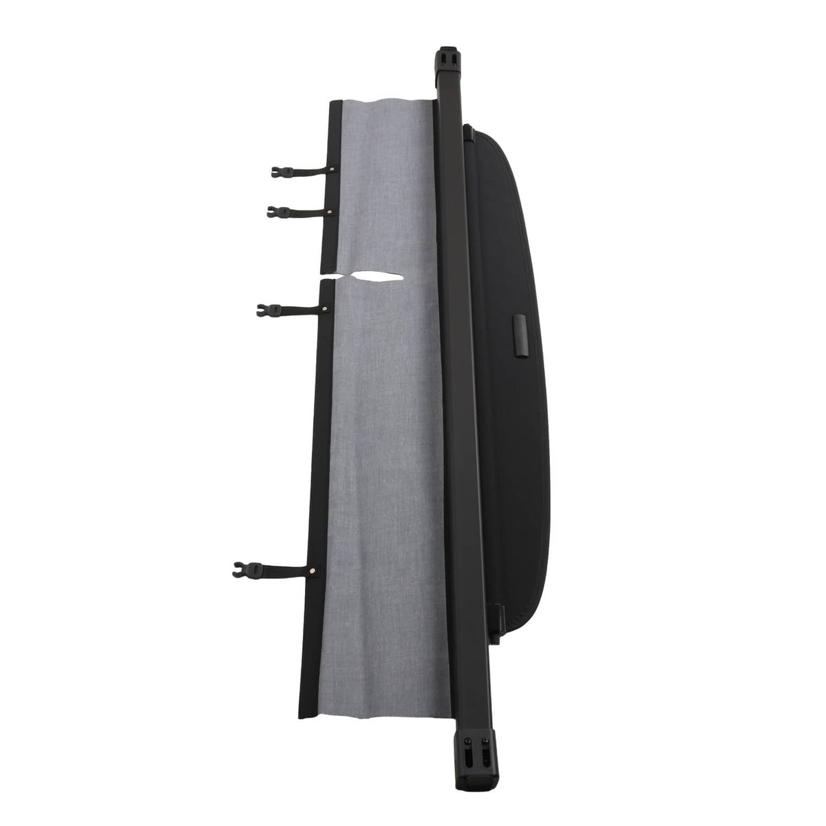 Solidspare Premium Retractable Cargo Cover Luggage Shade Black For 2007-2011 Honda CR-V CRV