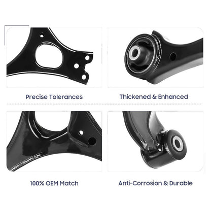 Solidspare 14pcs Suspension Kit Front Lower Control Arms K620383 for 2006-2011 Honda Civic