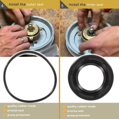 Solid Spare For Volvo Penta Raw Sea Water Pump Repair Rebuild Kit 5.0Gi 5.0GL 5.0GXi 5.0OSi