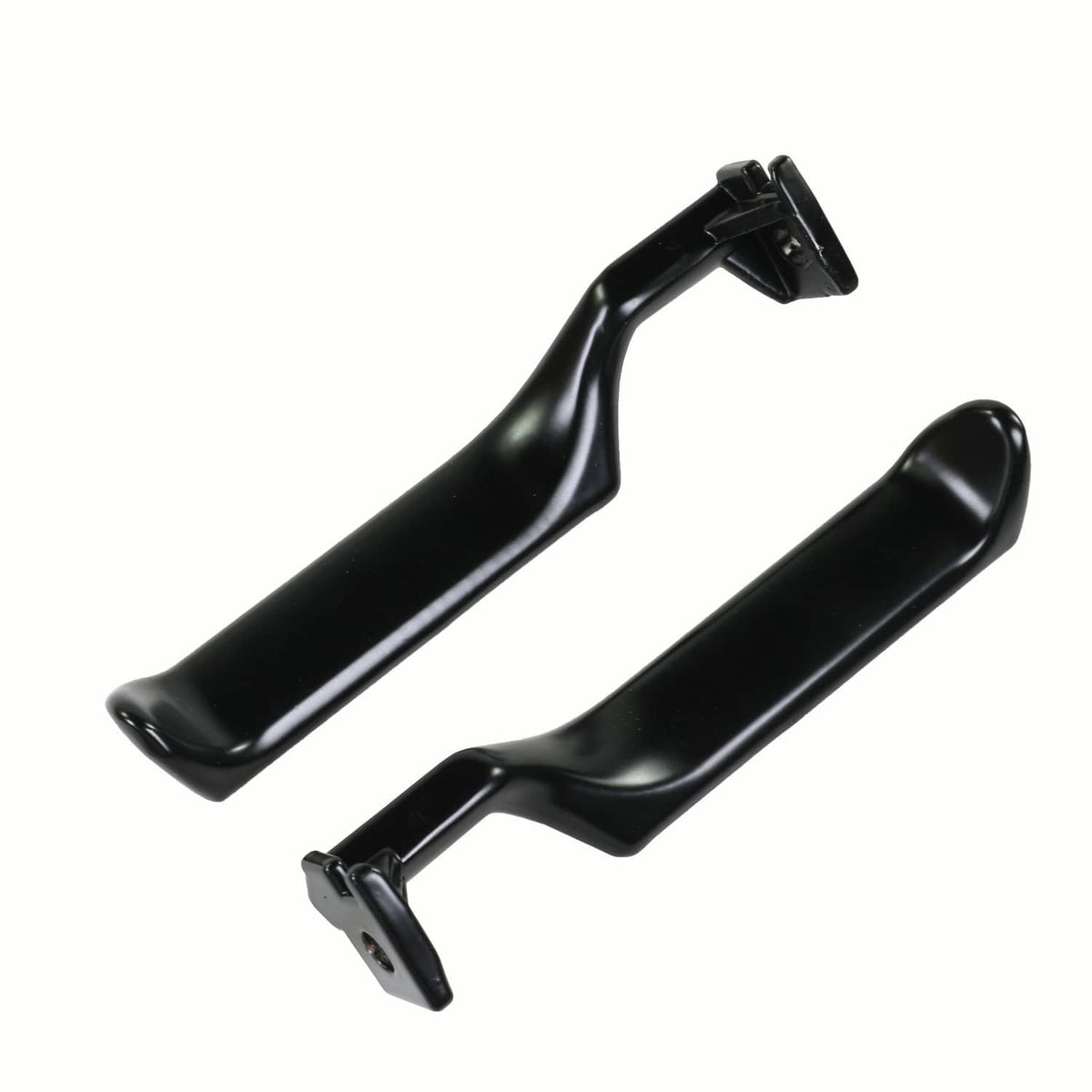 Solidspare Set(2) Metal Inside Door Handles LH&RH For 87-96 Ford F150 F250 F350 Truck Black