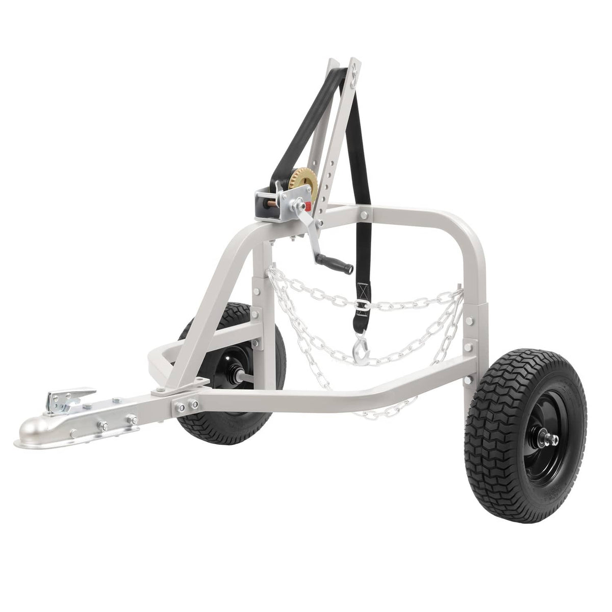 Solidspare Heavy-Duty Steel Log Skidder Arch Holder Set Logs Trailer Strong Load-bearing
