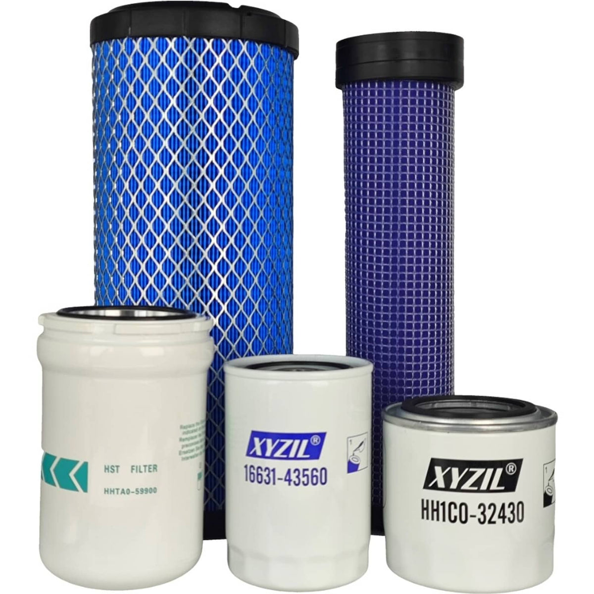 Solid Spare Service Maintenance Filter Kit for Kubota SVL75-2C SVL75C Loader