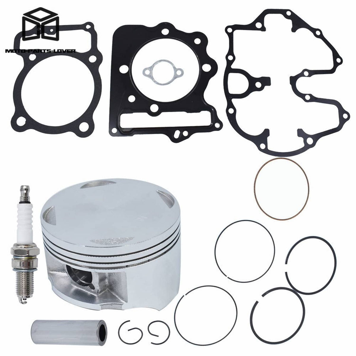 Solidspare Generic Top End Gasket Piston Kit For Honda TRX400EX TRX400X Standard Bore 85mm