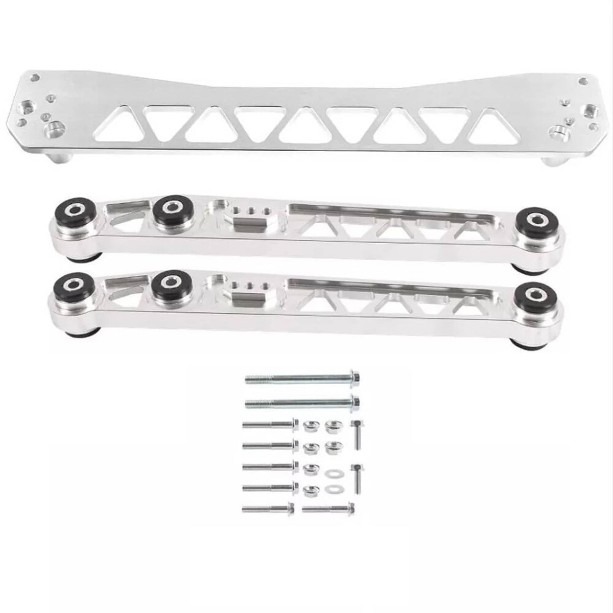 Solidspare For 1996-2000 Honda Civic Car Rear Lower Control Arm & Subframe Brace Tie Bar EK