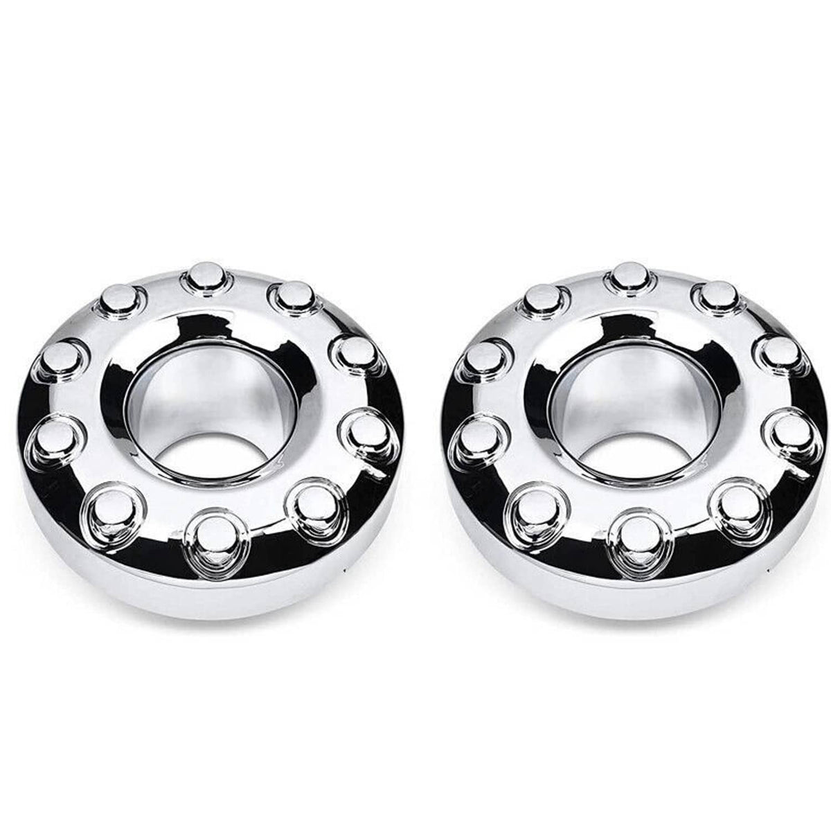Solidspare 2Pcs Wheel Center Hub Caps Dually 10 Lug For 2005-2017 Ford F450 F550 Super Duty
