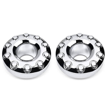 Solidspare 2Pcs Wheel Center Hub Caps Dually 10 Lug For 2005-2017 Ford F450 F550 Super Duty