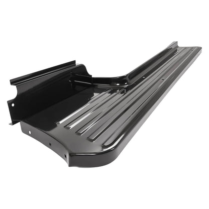 Solid Spare Black Steel Running Boards For 1953-1956 Ford F-100 F100 Pickup Truck Short Bed